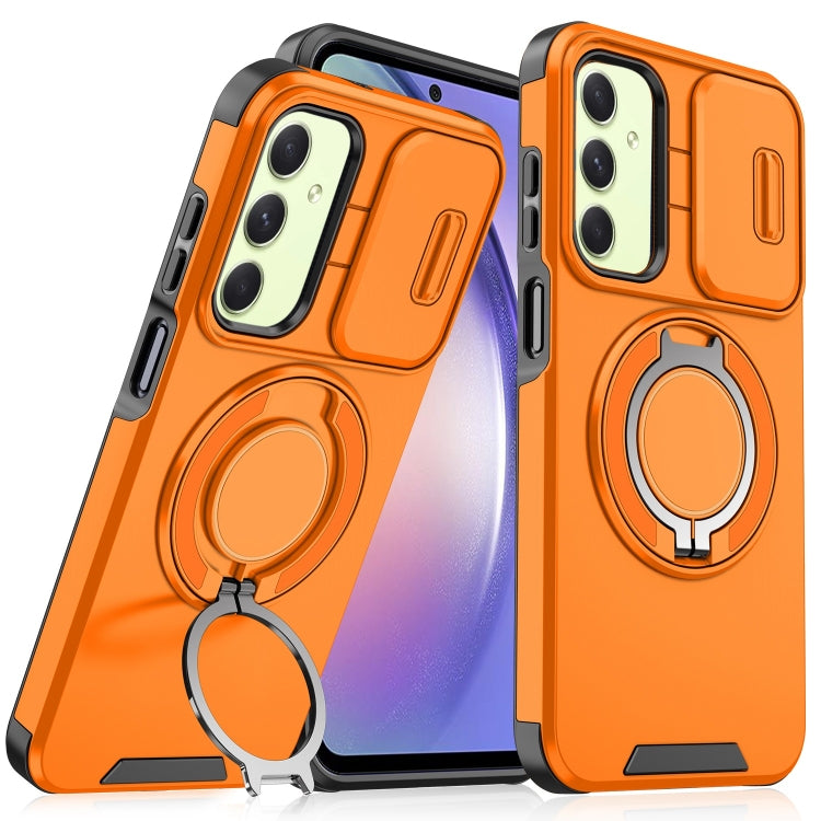 Sliding Camshield Ring Holder Phone Case, For Samsung Galaxy A55 5G, For Samsung Galaxy A35 5G, For Samsung Galaxy A15, For Samsung Galaxy A25 5G Global, For Samsung Galaxy A23 5G, For Samsung Galaxy A14 4G / 5G, For Samsung Galaxy A54 5G              ...