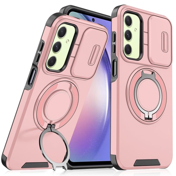 Sliding Camshield Ring Holder Phone Case, For Samsung Galaxy A55 5G, For Samsung Galaxy A35 5G, For Samsung Galaxy A15, For Samsung Galaxy A25 5G Global, For Samsung Galaxy A23 5G, For Samsung Galaxy A14 4G / 5G, For Samsung Galaxy A54 5G              ...