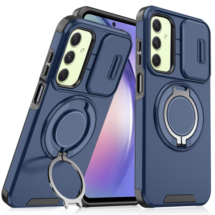 Sliding Camshield Ring Holder Phone Case, For Samsung Galaxy A55 5G, For Samsung Galaxy A35 5G, For Samsung Galaxy A15, For Samsung Galaxy A25 5G Global, For Samsung Galaxy A23 5G, For Samsung Galaxy A14 4G / 5G, For Samsung Galaxy A54 5G              ...