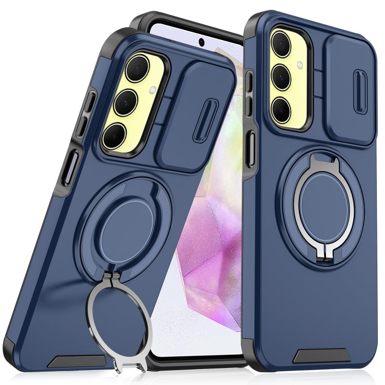 Sliding Camshield Ring Holder Phone Case, For Samsung Galaxy A55 5G, For Samsung Galaxy A35 5G, For Samsung Galaxy A15, For Samsung Galaxy A25 5G Global, For Samsung Galaxy A23 5G, For Samsung Galaxy A14 4G / 5G, For Samsung Galaxy A54 5G              ...