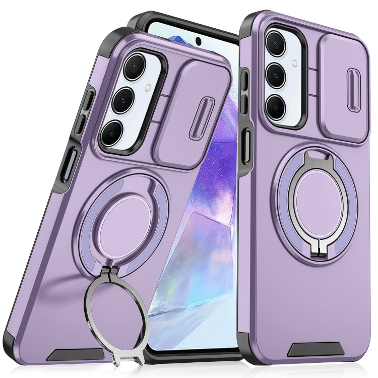 Sliding Camshield Ring Holder Phone Case, For Samsung Galaxy A55 5G, For Samsung Galaxy A35 5G, For Samsung Galaxy A15, For Samsung Galaxy A25 5G Global, For Samsung Galaxy A23 5G, For Samsung Galaxy A14 4G / 5G, For Samsung Galaxy A54 5G              ...