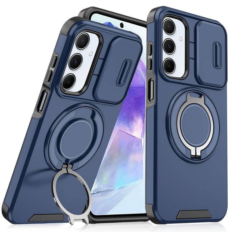 Sliding Camshield Ring Holder Phone Case, For Samsung Galaxy A55 5G, For Samsung Galaxy A35 5G, For Samsung Galaxy A15, For Samsung Galaxy A25 5G Global, For Samsung Galaxy A23 5G, For Samsung Galaxy A14 4G / 5G, For Samsung Galaxy A54 5G              ...