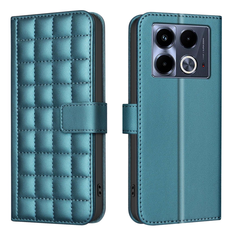 Square Texture Leather Phone Case, For Infinix Note 40 Pro 5G / 4G, For Infinix Note 40 Pro+ 5G, For Infinix Note 40 4G