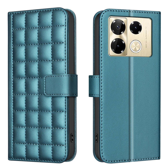 Square Texture Leather Phone Case, For Infinix Note 40 Pro 5G / 4G, For Infinix Note 40 Pro+ 5G, For Infinix Note 40 4G