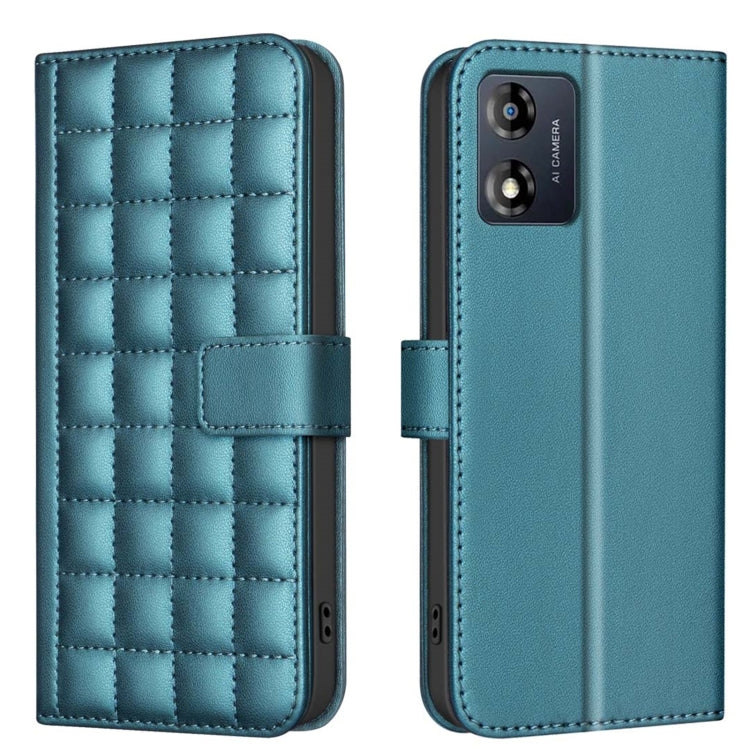 Square Texture Leather Phone Case, For Motorola Moto E13 4G, For Motorola Moto G73 5G