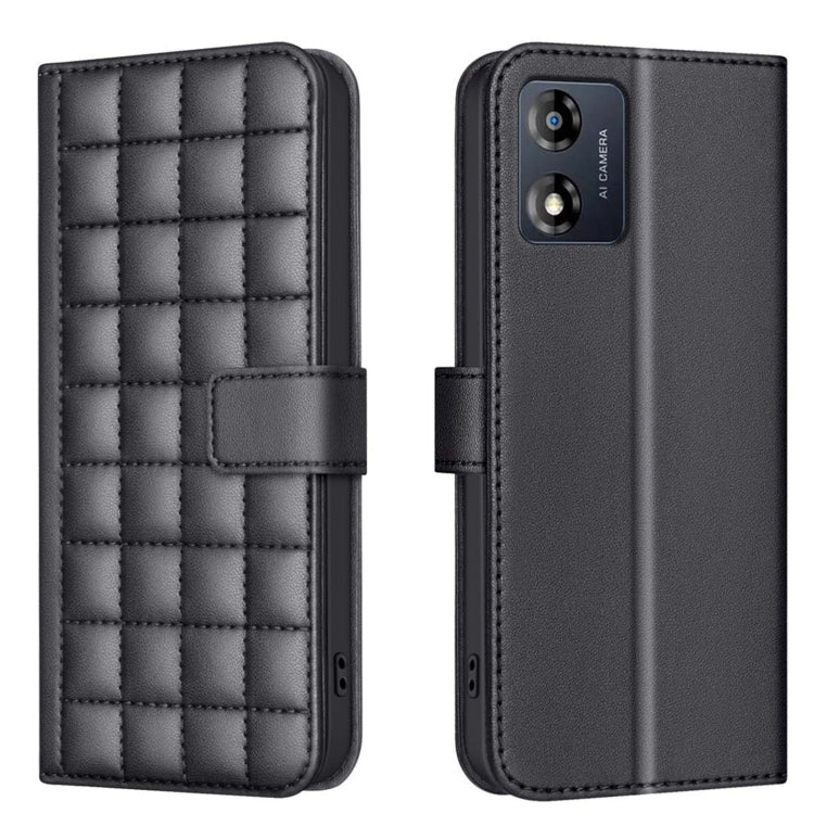 Square Texture Leather Phone Case, For Motorola Moto E13 4G, For Motorola Moto G73 5G