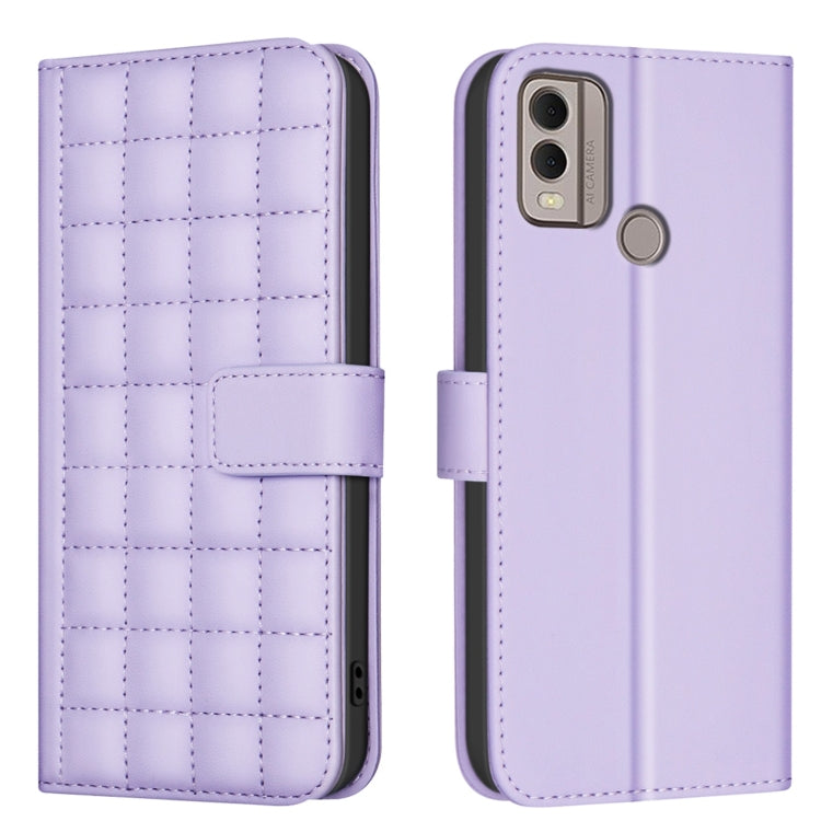 Square Texture Leather Phone Case, For Nokia G42 / G310, For Nokia C22, For Nokia G22, For Nokia C32
