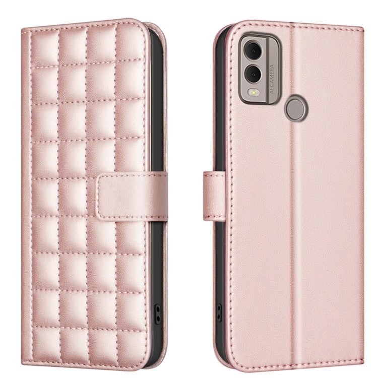 Square Texture Leather Phone Case, For Nokia G42 / G310, For Nokia C22, For Nokia G22, For Nokia C32