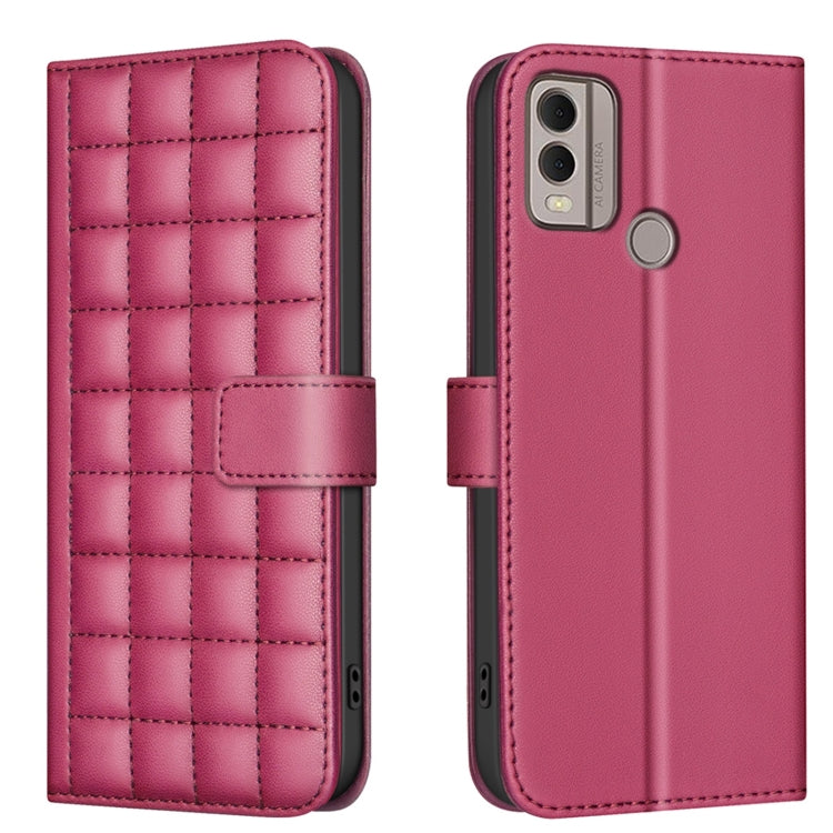 Square Texture Leather Phone Case, For Nokia G42 / G310, For Nokia C22, For Nokia G22, For Nokia C32