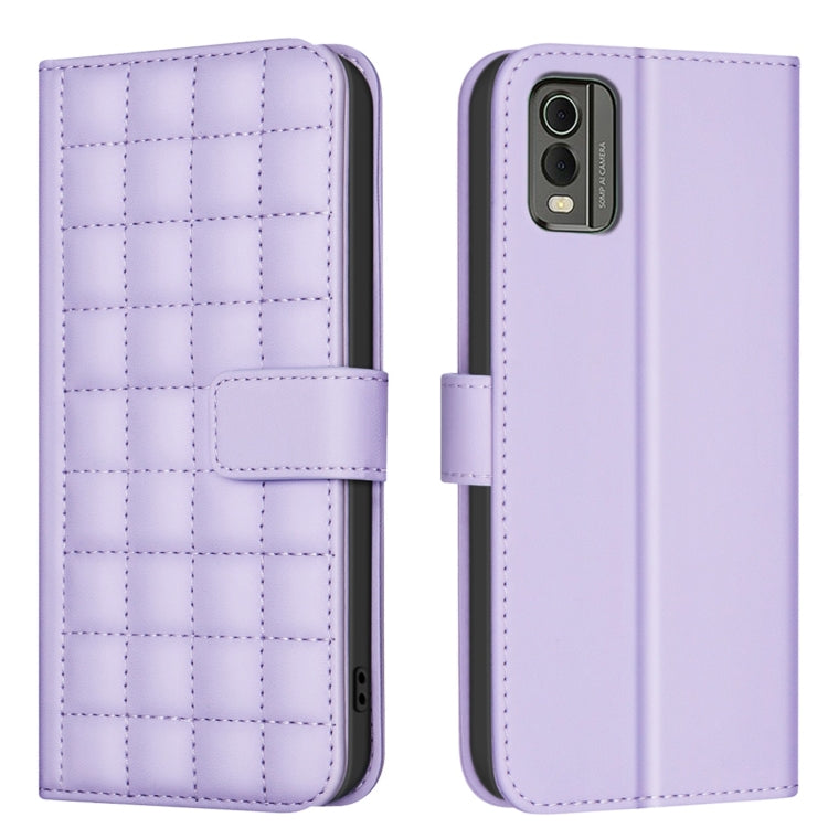Square Texture Leather Phone Case, For Nokia G42 / G310, For Nokia C22, For Nokia G22, For Nokia C32