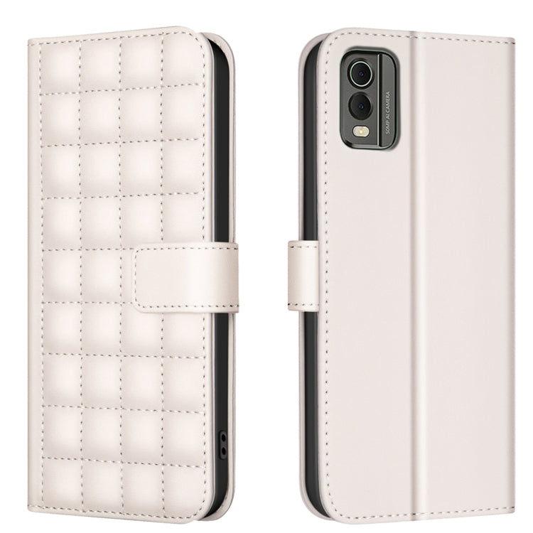 Square Texture Leather Phone Case, For Nokia G42 / G310, For Nokia C22, For Nokia G22, For Nokia C32
