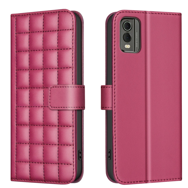 Square Texture Leather Phone Case, For Nokia G42 / G310, For Nokia C22, For Nokia G22, For Nokia C32