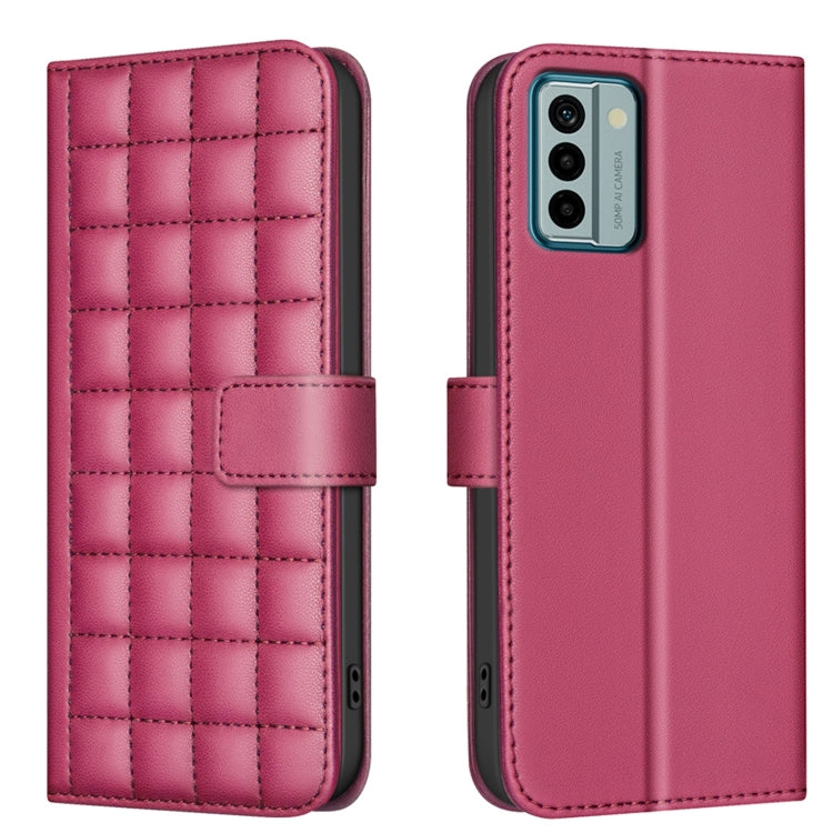 Square Texture Leather Phone Case, For Nokia G42 / G310, For Nokia C22, For Nokia G22, For Nokia C32