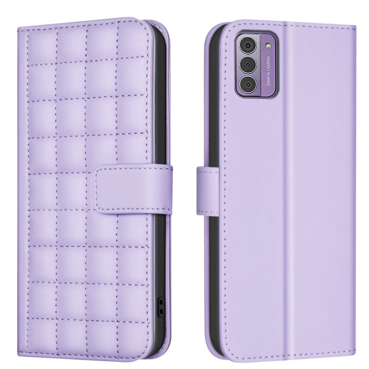 Square Texture Leather Phone Case, For Nokia G42 / G310, For Nokia C22, For Nokia G22, For Nokia C32