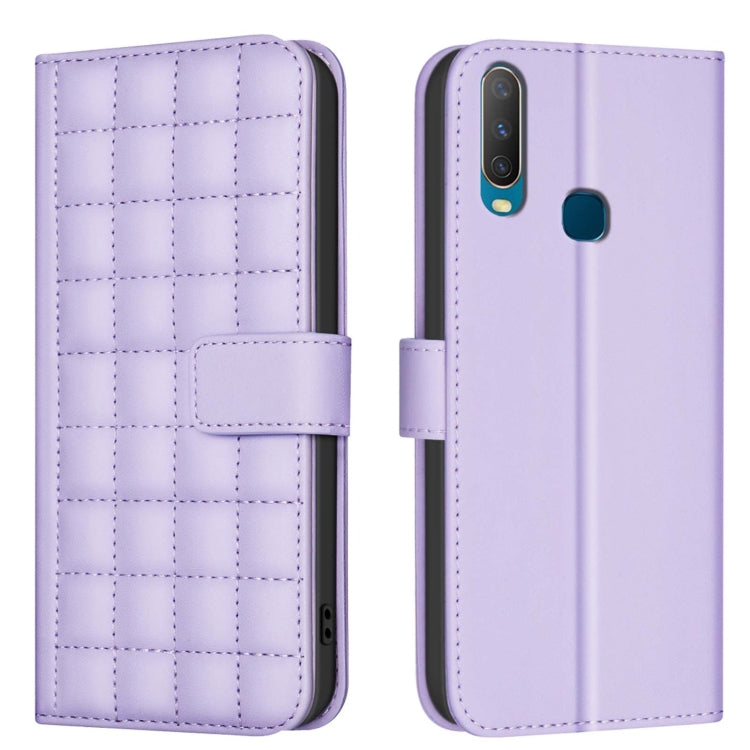 Square Texture Leather Phone Case, For vivo Y38 5G / Y200i 5G, For vivo Y03 4G Global, For vivo Y78 5G / Y36, For vivo Y35 4G / Y22s, For vivo Y21 / Y21s / Y33s, For vivo Y20, For vivo Y11 / Y15 / Y12 / Y17, For vivo Y27 4G