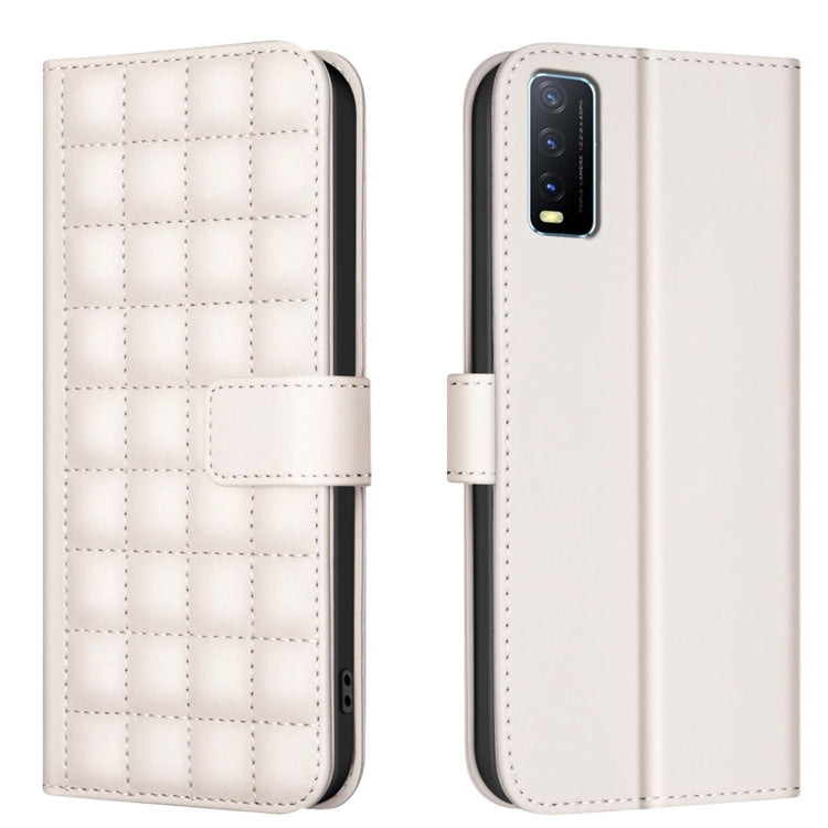 Square Texture Leather Phone Case, For vivo Y38 5G / Y200i 5G, For vivo Y03 4G Global, For vivo Y78 5G / Y36, For vivo Y35 4G / Y22s, For vivo Y21 / Y21s / Y33s, For vivo Y20, For vivo Y11 / Y15 / Y12 / Y17, For vivo Y27 4G
