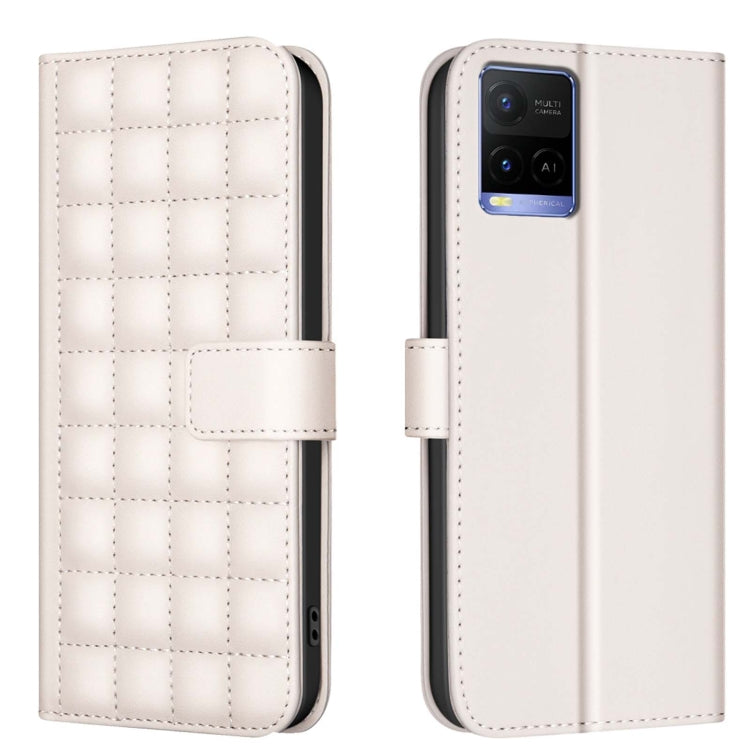 Square Texture Leather Phone Case, For vivo Y38 5G / Y200i 5G, For vivo Y03 4G Global, For vivo Y78 5G / Y36, For vivo Y35 4G / Y22s, For vivo Y21 / Y21s / Y33s, For vivo Y20, For vivo Y11 / Y15 / Y12 / Y17, For vivo Y27 4G