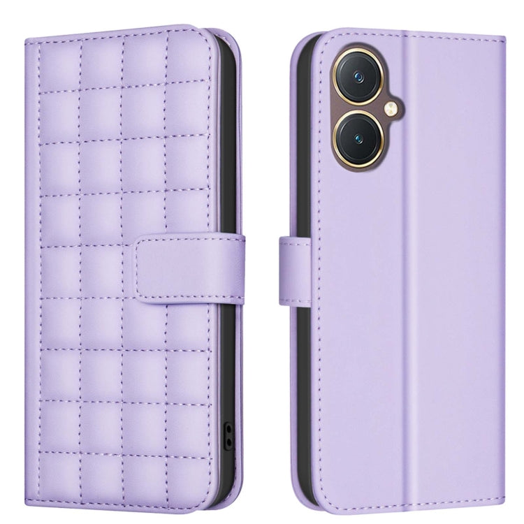 Square Texture Leather Phone Case, For vivo Y38 5G / Y200i 5G, For vivo Y03 4G Global, For vivo Y78 5G / Y36, For vivo Y35 4G / Y22s, For vivo Y21 / Y21s / Y33s, For vivo Y20, For vivo Y11 / Y15 / Y12 / Y17, For vivo Y27 4G