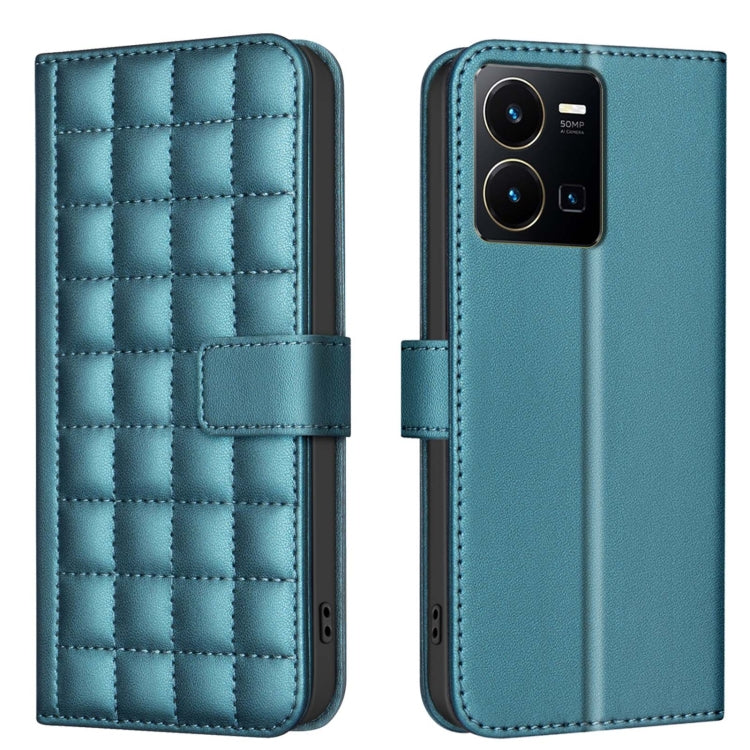 Square Texture Leather Phone Case, For vivo Y38 5G / Y200i 5G, For vivo Y03 4G Global, For vivo Y78 5G / Y36, For vivo Y35 4G / Y22s, For vivo Y21 / Y21s / Y33s, For vivo Y20, For vivo Y11 / Y15 / Y12 / Y17, For vivo Y27 4G
