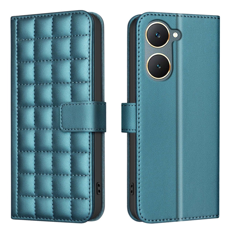 Square Texture Leather Phone Case, For vivo Y38 5G / Y200i 5G, For vivo Y03 4G Global, For vivo Y78 5G / Y36, For vivo Y35 4G / Y22s, For vivo Y21 / Y21s / Y33s, For vivo Y20, For vivo Y11 / Y15 / Y12 / Y17, For vivo Y27 4G