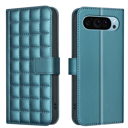 Square Texture Leather Phone Case, For Google Pixel 9 Pro, For Google Pixel 9, For Google Pixel 8a, For Google Pixel 8 Pro, For Google Pixel 8
