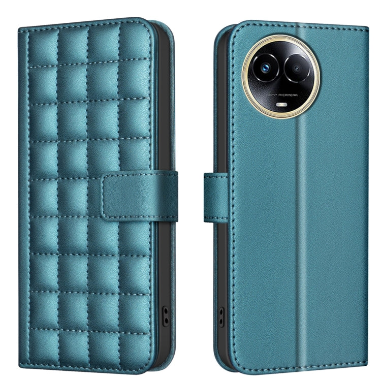 Square Texture Leather Phone Case, For Realme 12 5G Global, For Realme 12+ 5G, For Realme 12 Pro 5G / 12 Pro+ 5G Global, For Realme 11 4G Global, For Realme 11 5G Global / 11X, For Realme C53, For Realme C55
