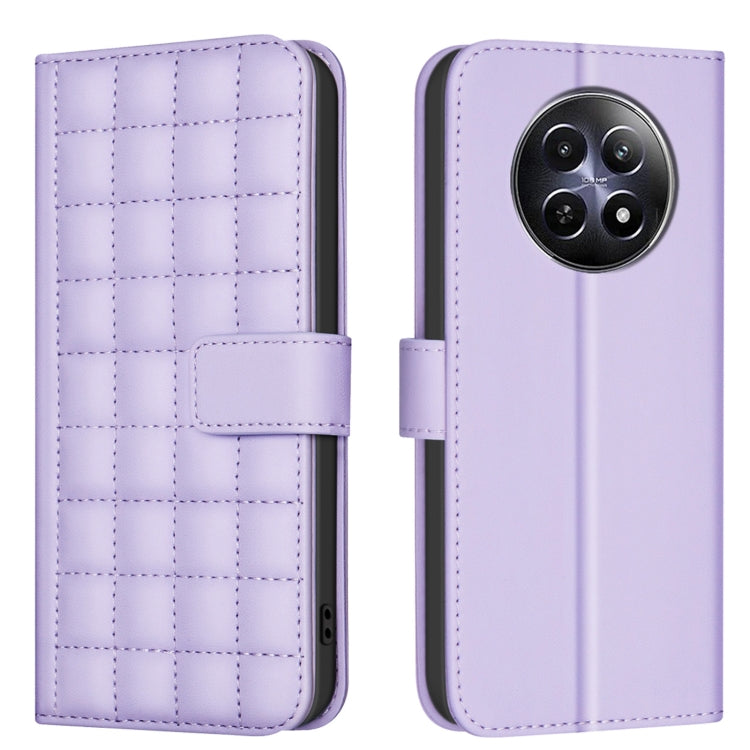 Square Texture Leather Phone Case, For Realme 12 5G Global, For Realme 12+ 5G, For Realme 12 Pro 5G / 12 Pro+ 5G Global, For Realme 11 4G Global, For Realme 11 5G Global / 11X, For Realme C53, For Realme C55
