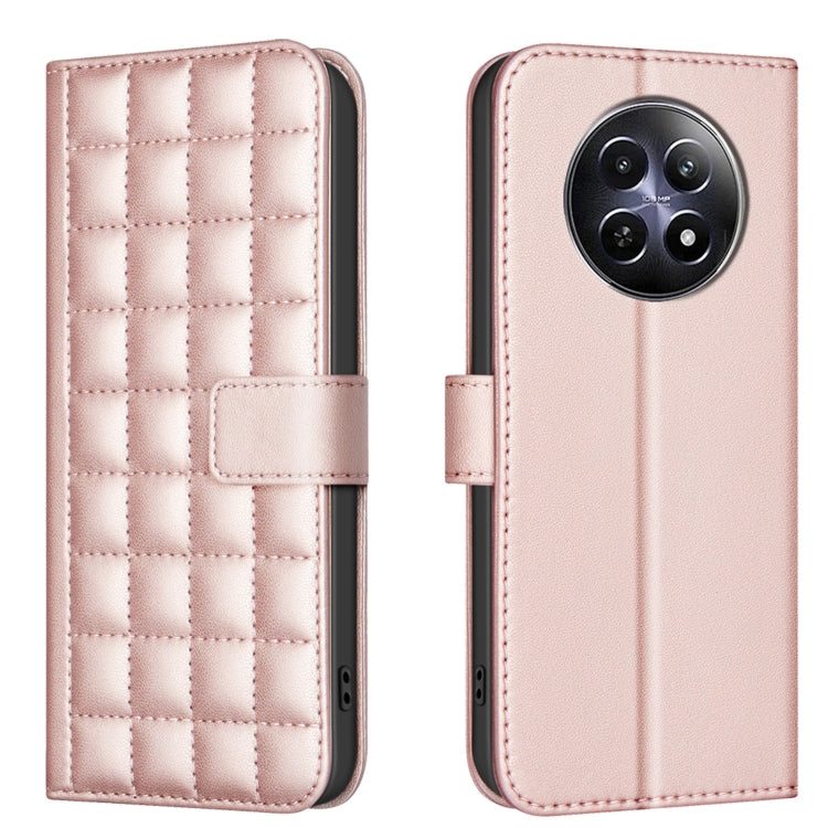 Square Texture Leather Phone Case, For Realme 12 5G Global, For Realme 12+ 5G, For Realme 12 Pro 5G / 12 Pro+ 5G Global, For Realme 11 4G Global, For Realme 11 5G Global / 11X, For Realme C53, For Realme C55