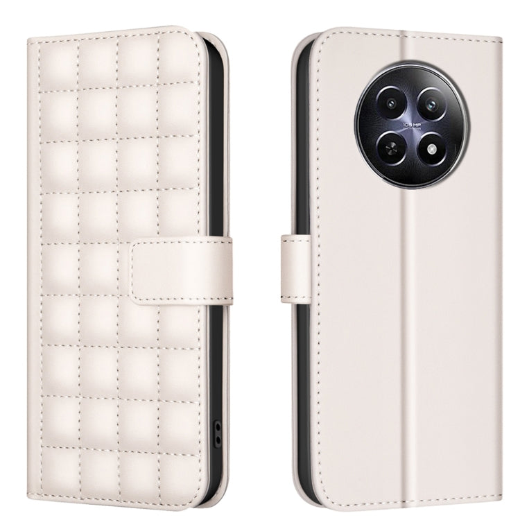 Square Texture Leather Phone Case, For Realme 12 5G Global, For Realme 12+ 5G, For Realme 12 Pro 5G / 12 Pro+ 5G Global, For Realme 11 4G Global, For Realme 11 5G Global / 11X, For Realme C53, For Realme C55