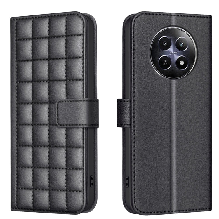 Square Texture Leather Phone Case, For Realme 12 5G Global, For Realme 12+ 5G, For Realme 12 Pro 5G / 12 Pro+ 5G Global, For Realme 11 4G Global, For Realme 11 5G Global / 11X, For Realme C53, For Realme C55