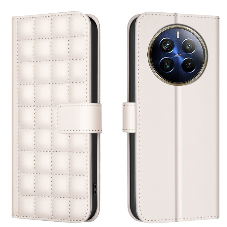 Square Texture Leather Phone Case, For Realme 12 5G Global, For Realme 12+ 5G, For Realme 12 Pro 5G / 12 Pro+ 5G Global, For Realme 11 4G Global, For Realme 11 5G Global / 11X, For Realme C53, For Realme C55