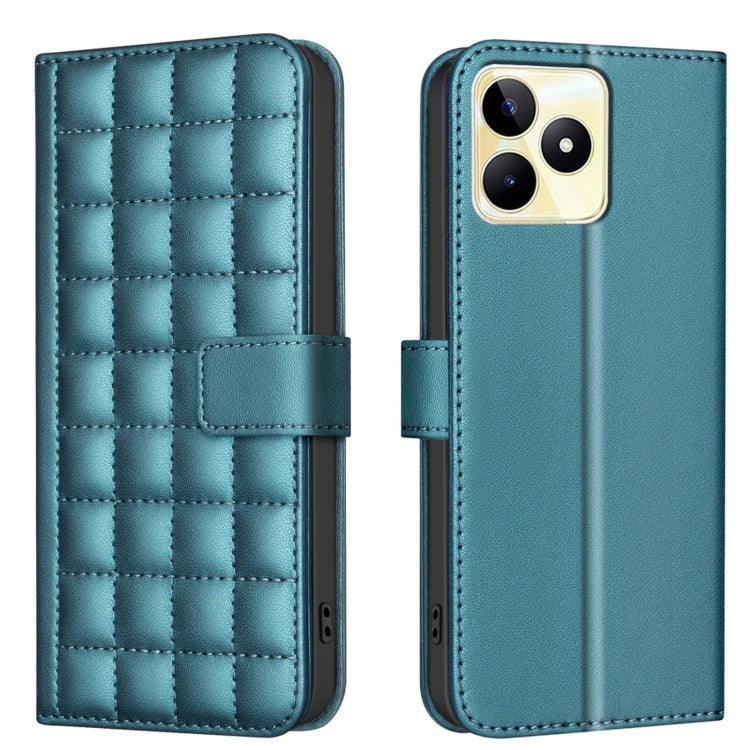 Square Texture Leather Phone Case, For Realme 12 5G Global, For Realme 12+ 5G, For Realme 12 Pro 5G / 12 Pro+ 5G Global, For Realme 11 4G Global, For Realme 11 5G Global / 11X, For Realme C53, For Realme C55