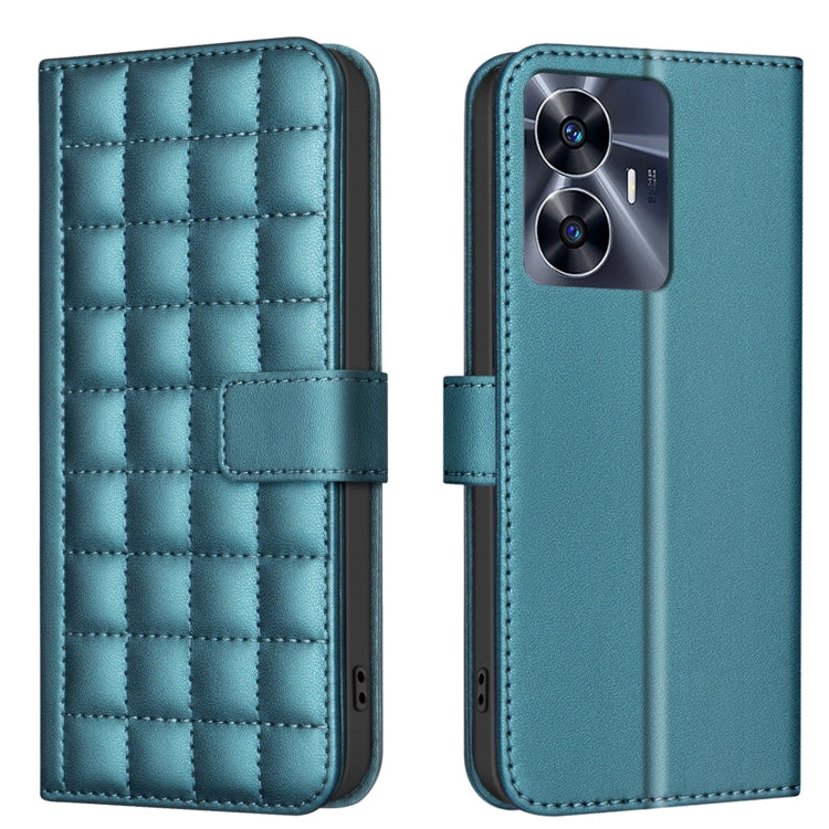 Square Texture Leather Phone Case, For Realme 12 5G Global, For Realme 12+ 5G, For Realme 12 Pro 5G / 12 Pro+ 5G Global, For Realme 11 4G Global, For Realme 11 5G Global / 11X, For Realme C53, For Realme C55