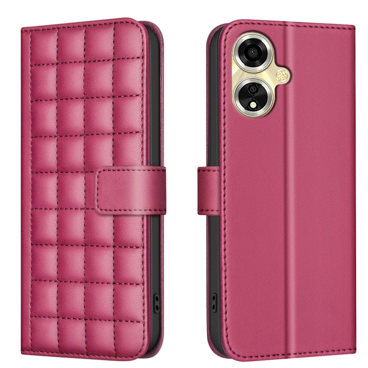 Square Texture Leather Phone Case, For OPPO A16 / A16s / A54s / A55 / A54, For OPPO A94 4G / Reno5 F / F19 Pro, For OPPO A94 5G / Reno5 Z / F19 Pro+, For OPPO A74 5G / A93 5G / A54 5G, For OPPO A74 4G / F19 4G, For OPPO A72 / A52 / A92, For OPPO A79 5G...