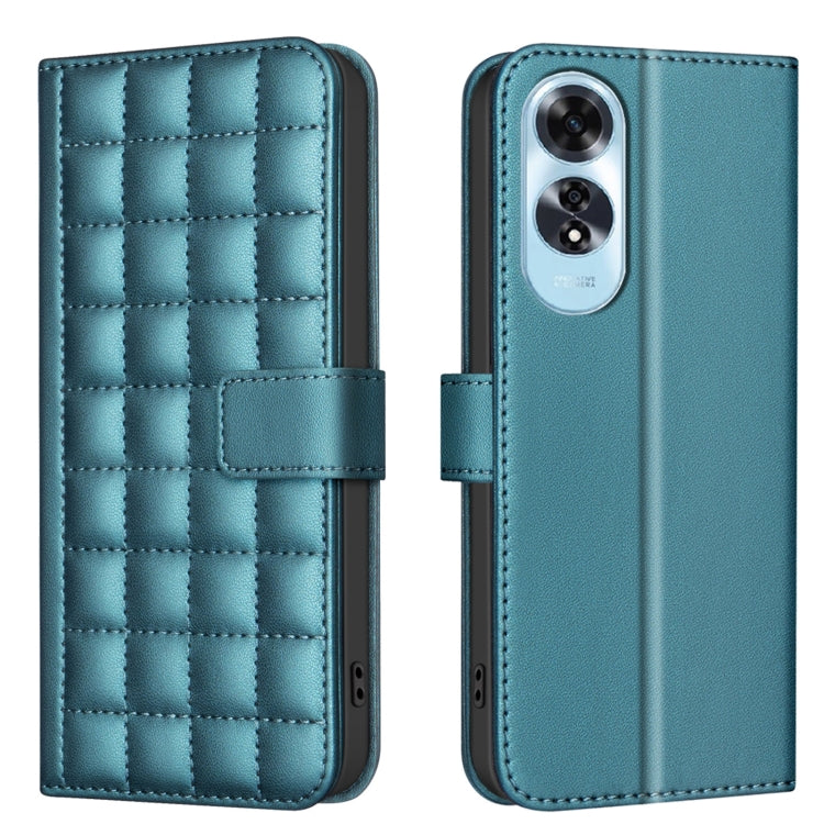 Square Texture Leather Phone Case, For OPPO A60 4G, For OPPO Reno11 F 5G, For OPPO A38 4G / A18 4G, For OPPO A58 4G, For OPPO A78 4G, For OPPO A98 5G / F23 / A1, For OPPO A78 5G, For OPPO A96 5G / Reno7 Z