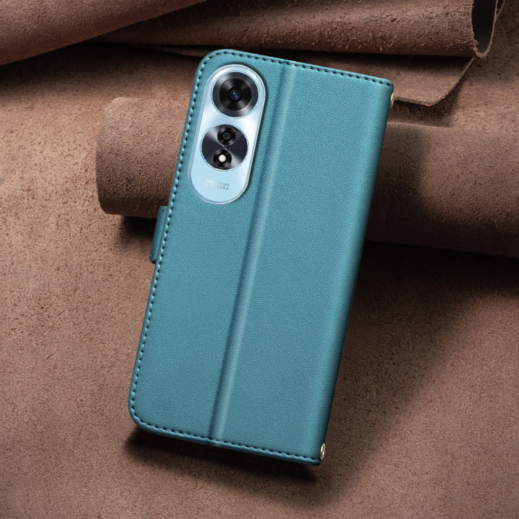 Square Texture Leather Phone Case, For OPPO A60 4G, For OPPO Reno11 F 5G, For OPPO A38 4G / A18 4G, For OPPO A58 4G, For OPPO A78 4G, For OPPO A98 5G / F23 / A1, For OPPO A78 5G, For OPPO A96 5G / Reno7 Z