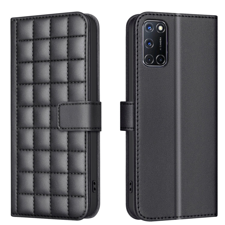Square Texture Leather Phone Case, For OPPO A16 / A16s / A54s / A55 / A54, For OPPO A94 4G / Reno5 F / F19 Pro, For OPPO A94 5G / Reno5 Z / F19 Pro+, For OPPO A74 5G / A93 5G / A54 5G, For OPPO A74 4G / F19 4G, For OPPO A72 / A52 / A92, For OPPO A79 5G...