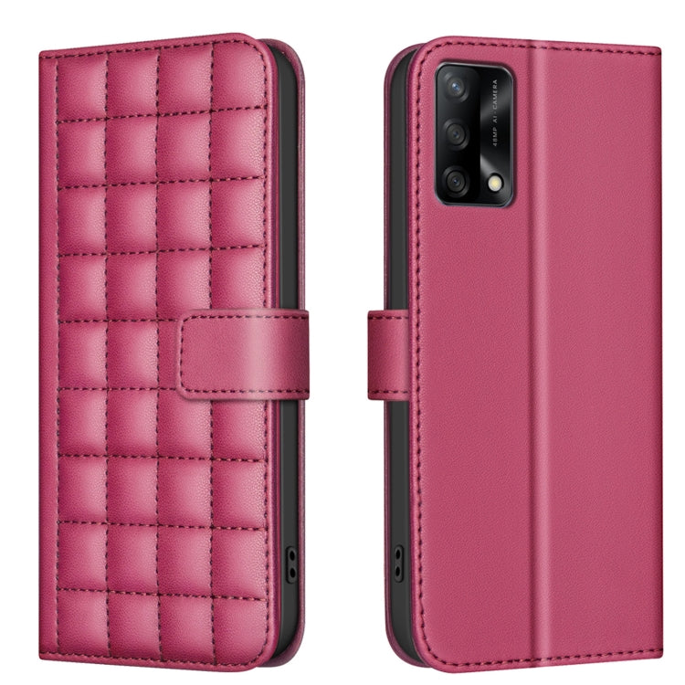 Square Texture Leather Phone Case, For OPPO A16 / A16s / A54s / A55 / A54, For OPPO A94 4G / Reno5 F / F19 Pro, For OPPO A94 5G / Reno5 Z / F19 Pro+, For OPPO A74 5G / A93 5G / A54 5G, For OPPO A74 4G / F19 4G, For OPPO A72 / A52 / A92, For OPPO A79 5G...