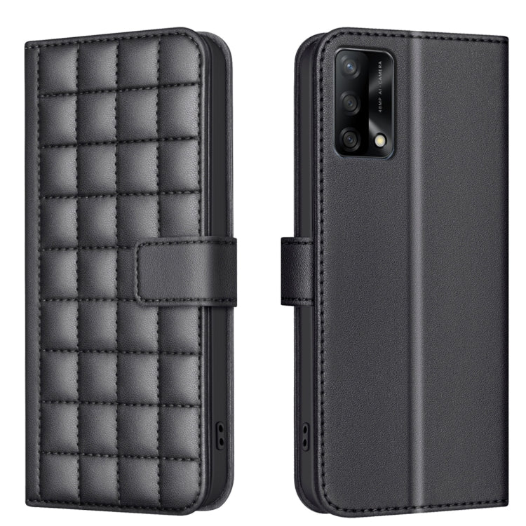 Square Texture Leather Phone Case, For OPPO A16 / A16s / A54s / A55 / A54, For OPPO A94 4G / Reno5 F / F19 Pro, For OPPO A94 5G / Reno5 Z / F19 Pro+, For OPPO A74 5G / A93 5G / A54 5G, For OPPO A74 4G / F19 4G, For OPPO A72 / A52 / A92, For OPPO A79 5G...