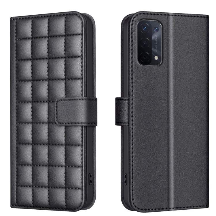 Square Texture Leather Phone Case, For OPPO A16 / A16s / A54s / A55 / A54, For OPPO A94 4G / Reno5 F / F19 Pro, For OPPO A94 5G / Reno5 Z / F19 Pro+, For OPPO A74 5G / A93 5G / A54 5G, For OPPO A74 4G / F19 4G, For OPPO A72 / A52 / A92, For OPPO A79 5G...