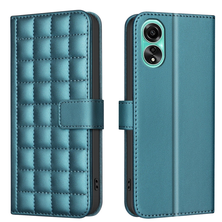 Square Texture Leather Phone Case, For OPPO A60 4G, For OPPO Reno11 F 5G, For OPPO A38 4G / A18 4G, For OPPO A58 4G, For OPPO A78 4G, For OPPO A98 5G / F23 / A1, For OPPO A78 5G, For OPPO A96 5G / Reno7 Z