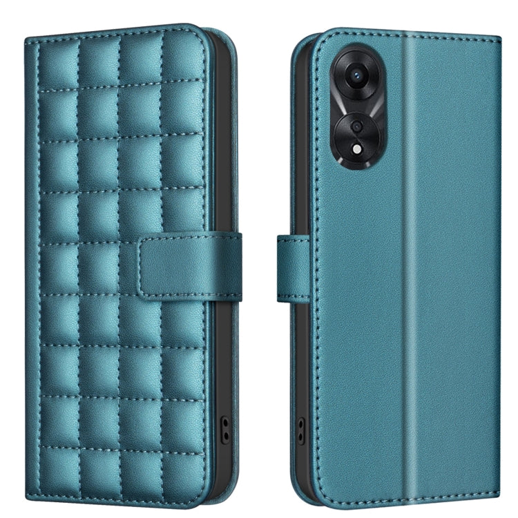 Square Texture Leather Phone Case, For OPPO A60 4G, For OPPO Reno11 F 5G, For OPPO A38 4G / A18 4G, For OPPO A58 4G, For OPPO A78 4G, For OPPO A98 5G / F23 / A1, For OPPO A78 5G, For OPPO A96 5G / Reno7 Z