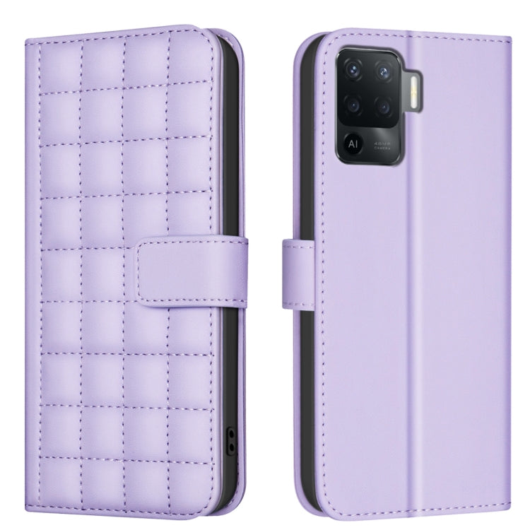 Square Texture Leather Phone Case, For OPPO A16 / A16s / A54s / A55 / A54, For OPPO A94 4G / Reno5 F / F19 Pro, For OPPO A94 5G / Reno5 Z / F19 Pro+, For OPPO A74 5G / A93 5G / A54 5G, For OPPO A74 4G / F19 4G, For OPPO A72 / A52 / A92, For OPPO A79 5G...