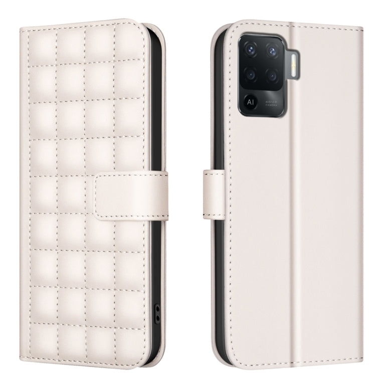 Square Texture Leather Phone Case, For OPPO A16 / A16s / A54s / A55 / A54, For OPPO A94 4G / Reno5 F / F19 Pro, For OPPO A94 5G / Reno5 Z / F19 Pro+, For OPPO A74 5G / A93 5G / A54 5G, For OPPO A74 4G / F19 4G, For OPPO A72 / A52 / A92, For OPPO A79 5G...