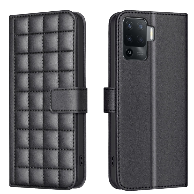 Square Texture Leather Phone Case, For OPPO A16 / A16s / A54s / A55 / A54, For OPPO A94 4G / Reno5 F / F19 Pro, For OPPO A94 5G / Reno5 Z / F19 Pro+, For OPPO A74 5G / A93 5G / A54 5G, For OPPO A74 4G / F19 4G, For OPPO A72 / A52 / A92, For OPPO A79 5G...