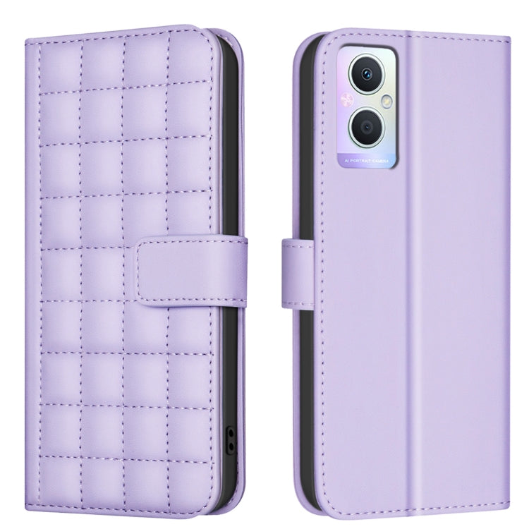 Square Texture Leather Phone Case, For OPPO A60 4G, For OPPO Reno11 F 5G, For OPPO A38 4G / A18 4G, For OPPO A58 4G, For OPPO A78 4G, For OPPO A98 5G / F23 / A1, For OPPO A78 5G, For OPPO A96 5G / Reno7 Z