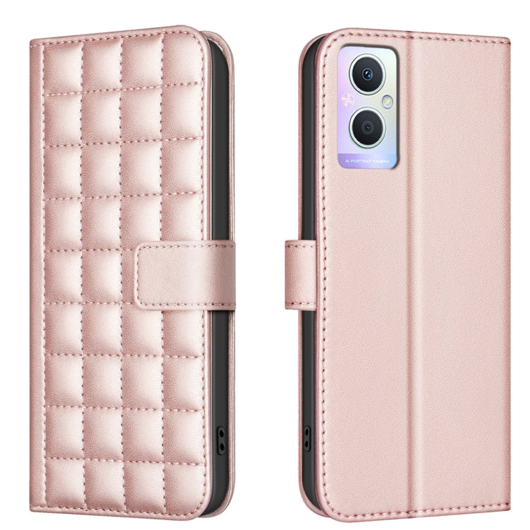 Square Texture Leather Phone Case, For OPPO A60 4G, For OPPO Reno11 F 5G, For OPPO A38 4G / A18 4G, For OPPO A58 4G, For OPPO A78 4G, For OPPO A98 5G / F23 / A1, For OPPO A78 5G, For OPPO A96 5G / Reno7 Z
