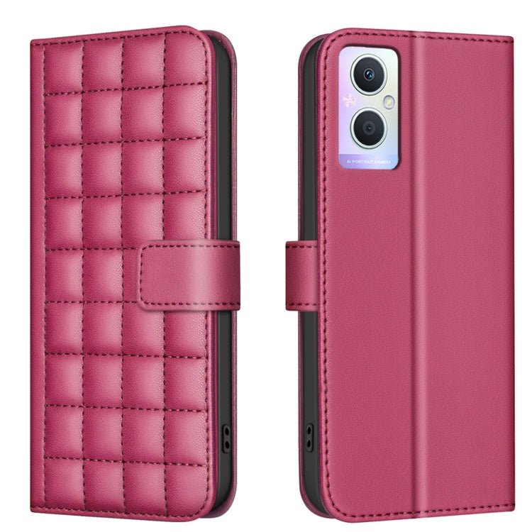 Square Texture Leather Phone Case, For OPPO A60 4G, For OPPO Reno11 F 5G, For OPPO A38 4G / A18 4G, For OPPO A58 4G, For OPPO A78 4G, For OPPO A98 5G / F23 / A1, For OPPO A78 5G, For OPPO A96 5G / Reno7 Z