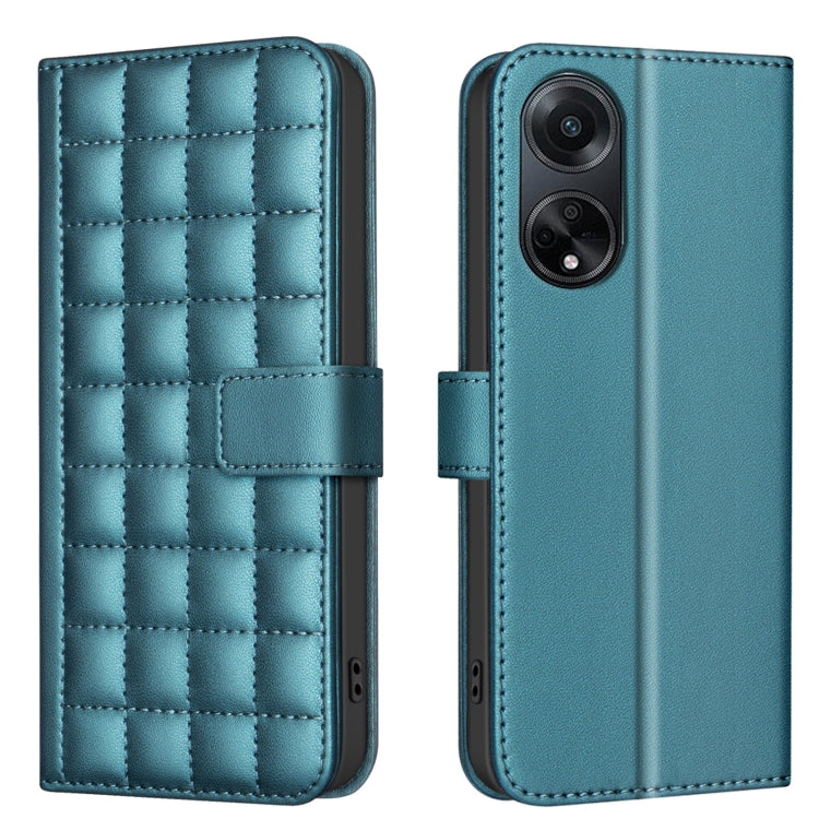 Square Texture Leather Phone Case, For OPPO A60 4G, For OPPO Reno11 F 5G, For OPPO A38 4G / A18 4G, For OPPO A58 4G, For OPPO A78 4G, For OPPO A98 5G / F23 / A1, For OPPO A78 5G, For OPPO A96 5G / Reno7 Z