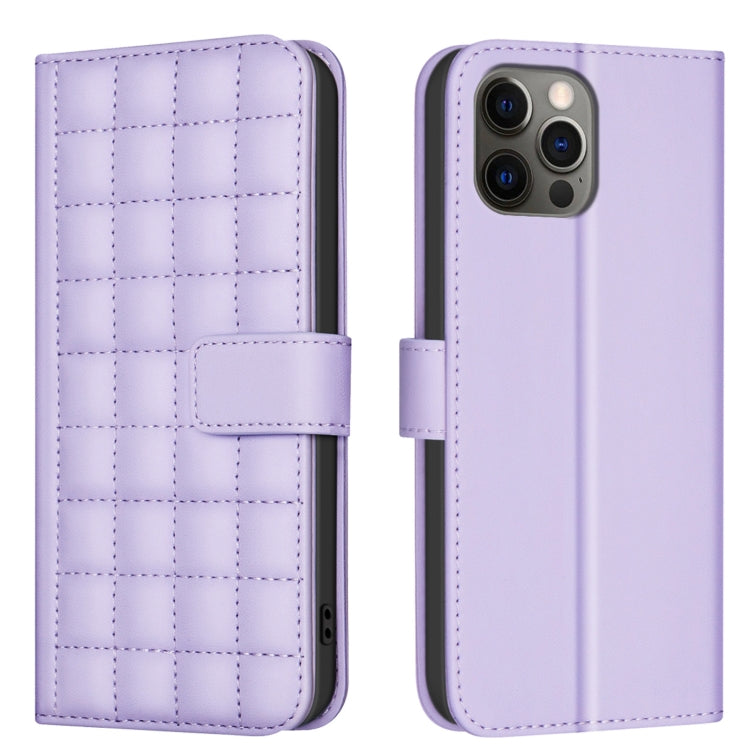 Square Texture Leather Phone Case, For iPhone 12 / 12 Pro, For iPhone 12 Pro Max, For iPhone 11 Pro Max, For iPhone 11, For iPhone 11 Pro, For iPhone XR, For iPhone XS Max, For iPhone 8 Plus / 7 Plus